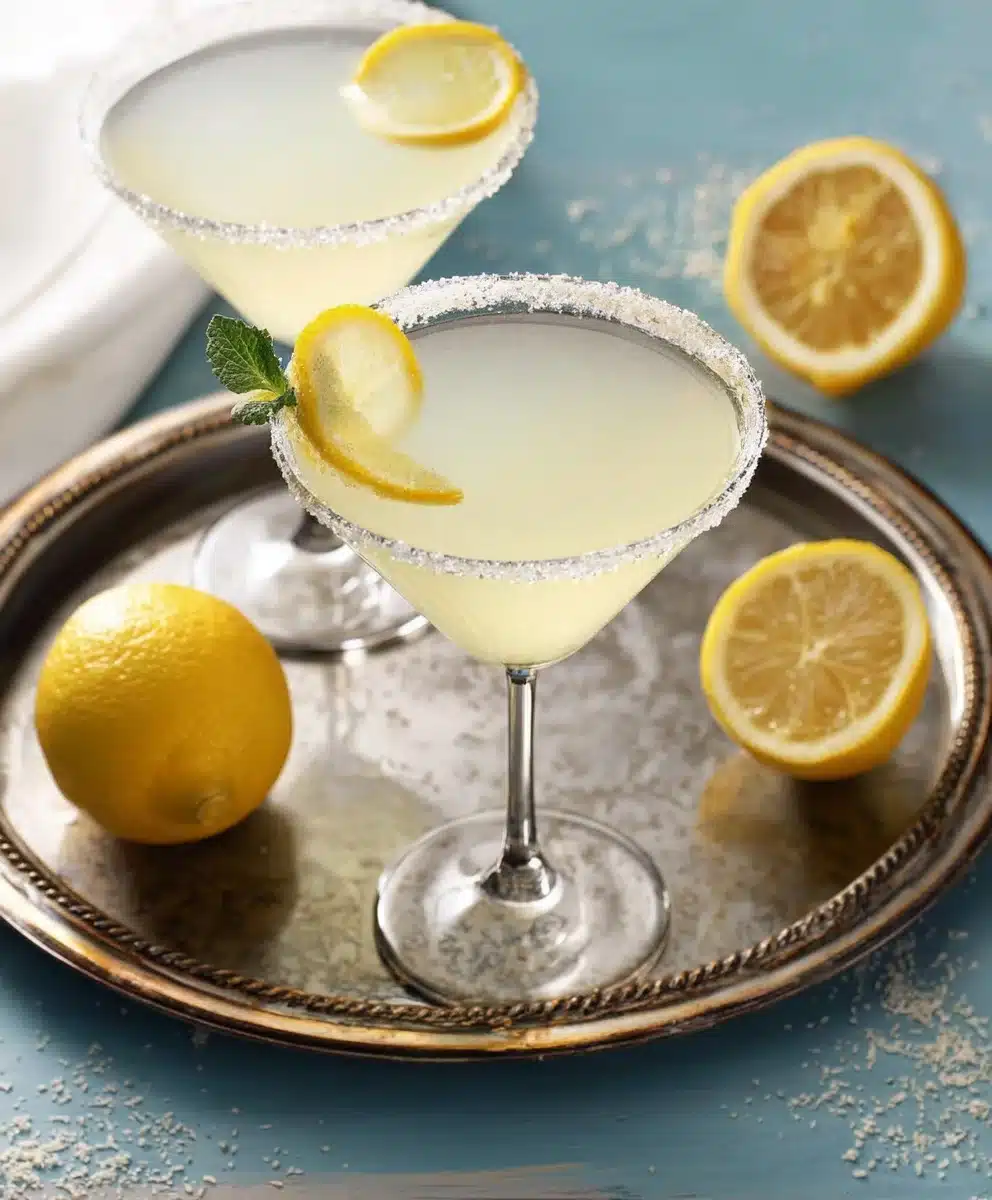 Easy Lemon Drop Martini Recipe - Non-Non-Non-Alcoholic Alternativeic Twist