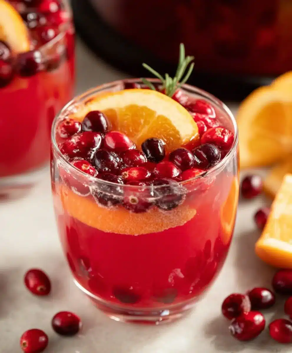Sparkling Non-Non-Non-Alcoholic Alternativeic Christmas Punch Recipe