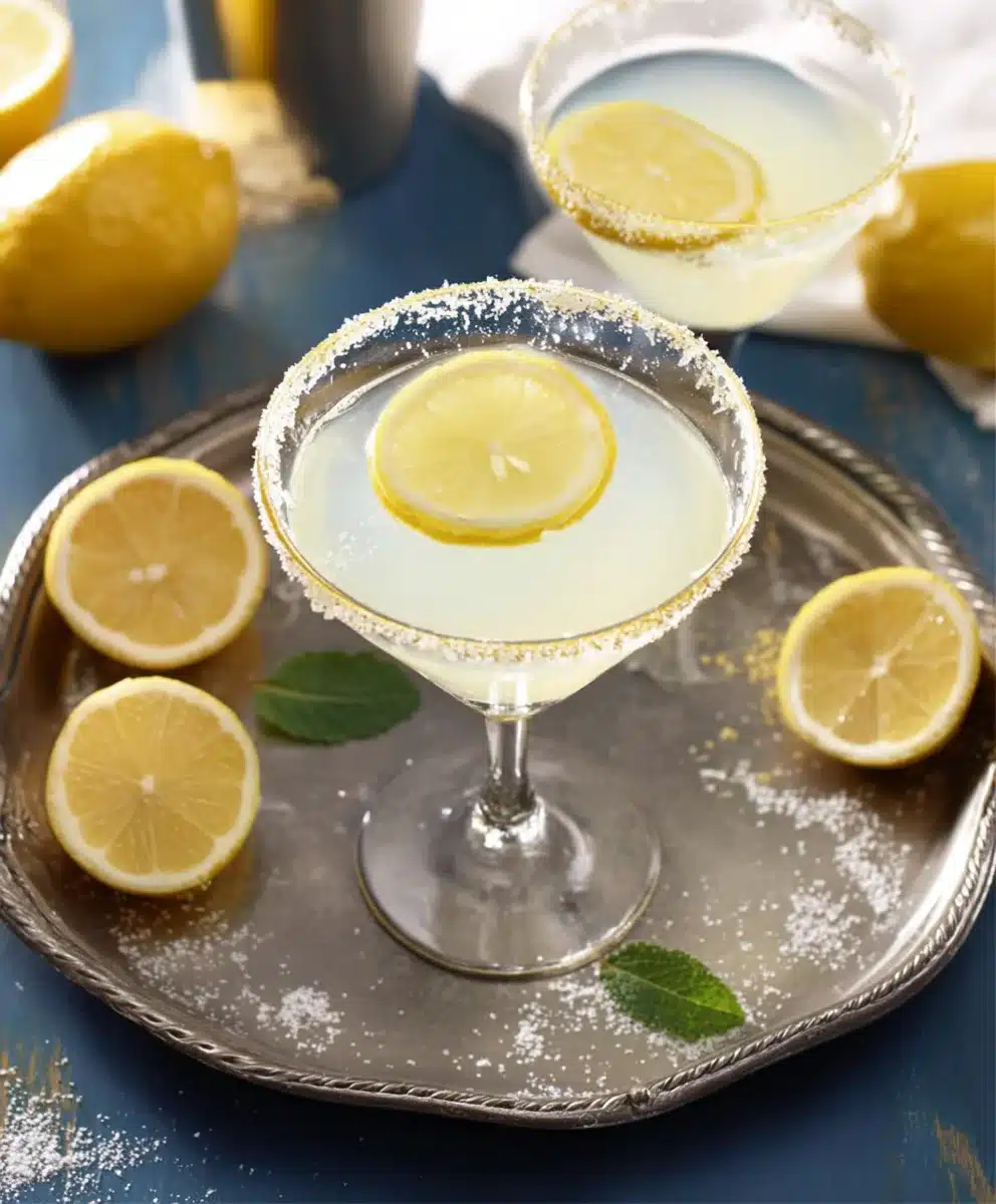 Easy Lemon Drop Martini Recipe - Non-Non-Non-Alcoholic Alternativeic Twist