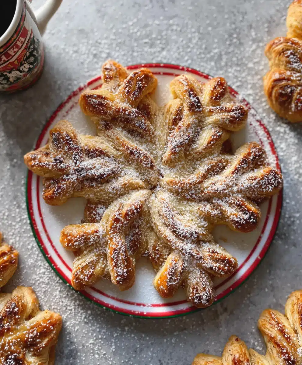 Cinnamon Snowflake Puff Pastry Easy Delight 1 Cinnamon Snowflake Puff Pastry Easy Delight