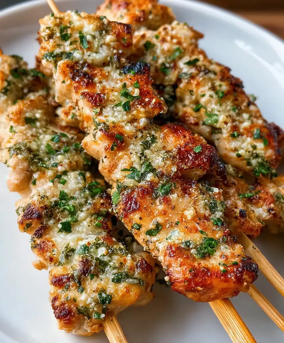 Ranch Garlic Parmesan Chicken Skewers-Easy Recipe 1 Ranch Garlic Parmesan Chicken Skewers-Easy Recipe