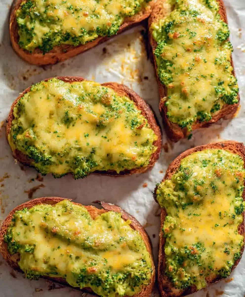 Cozy Broccoli Cheddar Soup Toasts- No Spoons Needed 1 Cozy Broccoli Cheddar Soup Toasts- No Spoons Needed
