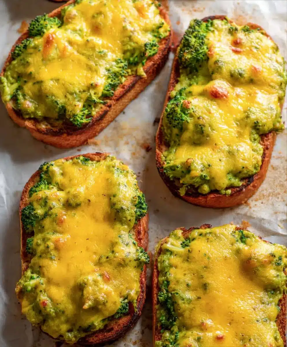 Cozy Broccoli Cheddar Soup Toasts- No Spoons Needed 2 Cozy Broccoli Cheddar Soup Toasts- No Spoons Needed
