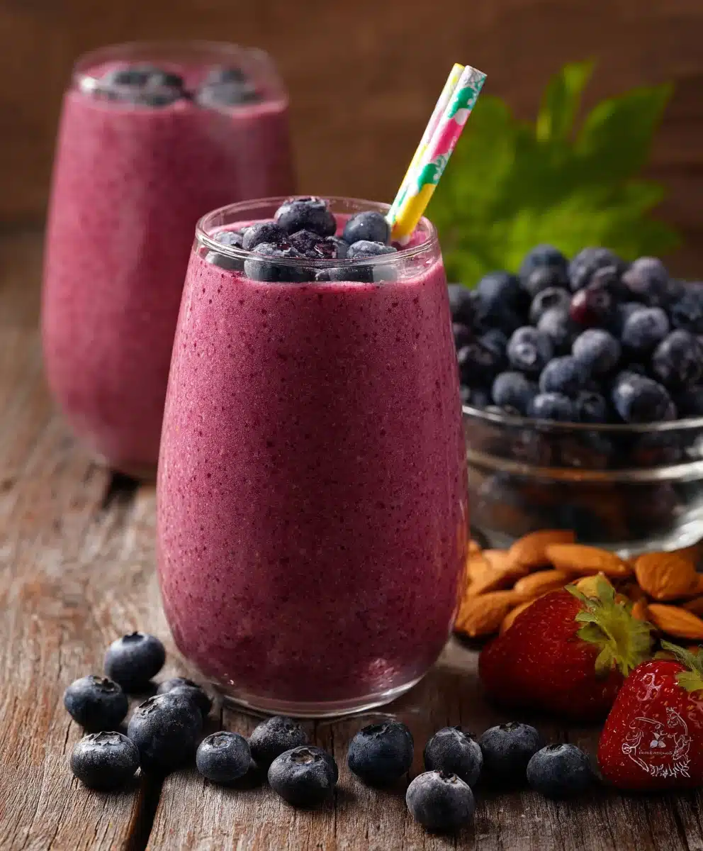 Secret Ingredient Blueberry Smoothie Easy Recipe