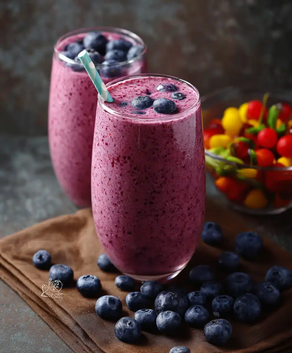 Secret Ingredient Blueberry Smoothie Easy Recipe